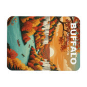 Buffalo National River Arkansas マグネット (横)