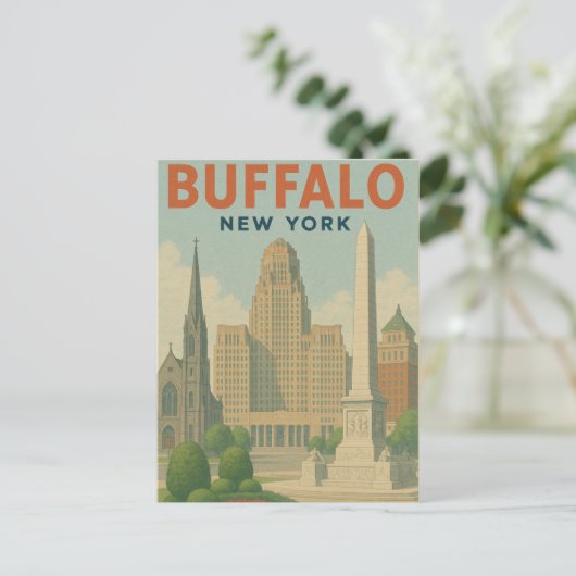 Buffalo New York ポストカード (スタンド正面)