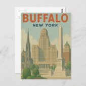 Buffalo New York ポストカード (正面/裏面)