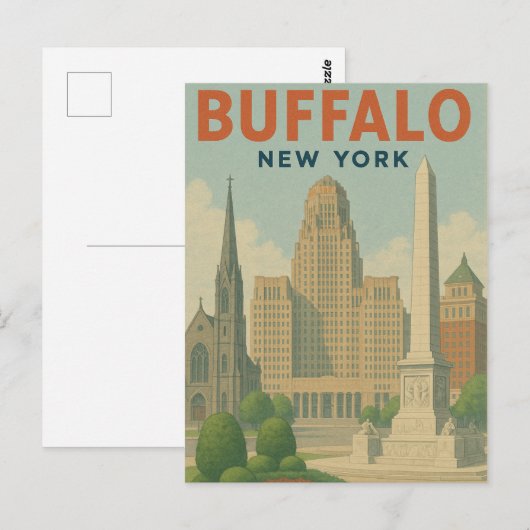 Buffalo New York ポストカード (正面/裏面)