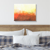 BUFFALO, NEW YORK SKYLINE In the Clouds Canvas キャンバスプリント (インサイチュ (寝室))