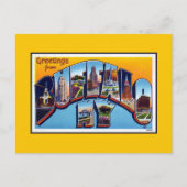 Buffalo NYからのヴィンテージ挨拶 ポストカード (正面)