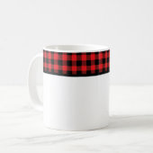 Buffalo Plaid コーヒーマグカップ (正面左)