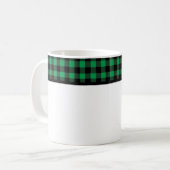 Buffalo Plaid コーヒーマグカップ (正面左)