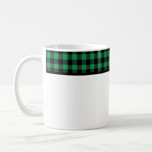 Buffalo Plaid コーヒーマグカップ (左)