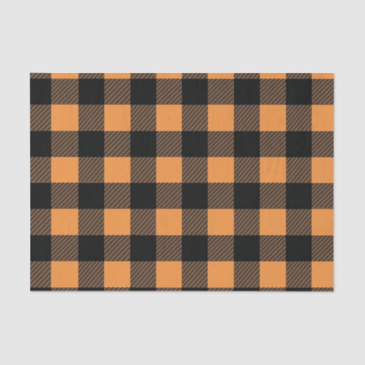 Buffalo plaid checks tissue paper gift bag stuffer 薄葉紙 (正面)