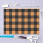 Buffalo plaid checks tissue paper gift bag stuffer 薄葉紙 (クラフト)
