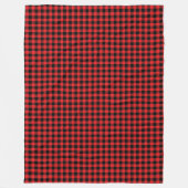 Buffalo Plaid Fleece Blanket フリースブランケット (正面)
