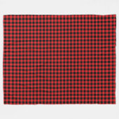 Buffalo Plaid Fleece Blanket フリースブランケット (正面(横))