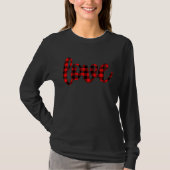 Buffalo Plaid Love Tシャツ (正面)