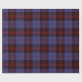 Buffalo plaid navy blue red  ラッピングペーパー (フラット)