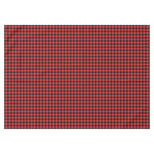 Buffalo Plaid Print テーブルクロス (正面(横))