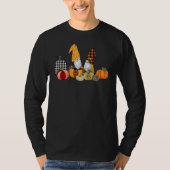 Buffalo Plaid Pumpkin Gnomes Fall Autumn Thanksgiv Tシャツ (正面)