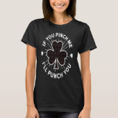 Buffalo Plaid Shamrock Pinch Me St Patrick's Day J Tシャツ (正面)