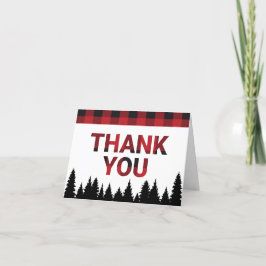 Buffalo Plaid Thank You Card サンキューカード