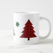 Buffalo Plaid Trees ジャンボコーヒーマグカップ (右)