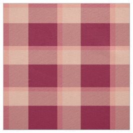 Buffalo plaid trendy modern checks red  ファブリック