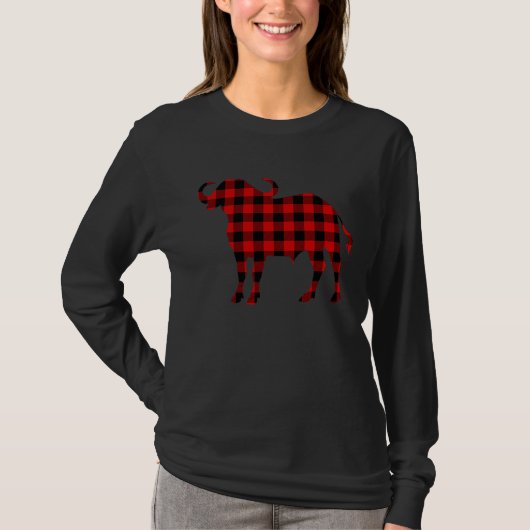 Buffalo Red Buffalo Plaid Tamaraw Matching Family  Tシャツ (正面)
