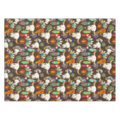 Buffalo Skull Native American Emblem テーブルクロス (正面(横))