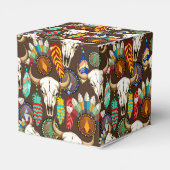 Buffalo Skull Native American Emblem フェイバーボックス (裏面サイド)