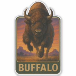Buffalo Sticker シール