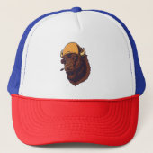 Buffalo with a Helmet キャップ (正面)