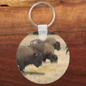 Buffalo Yellowstone Keychain キーホルダー (正面)