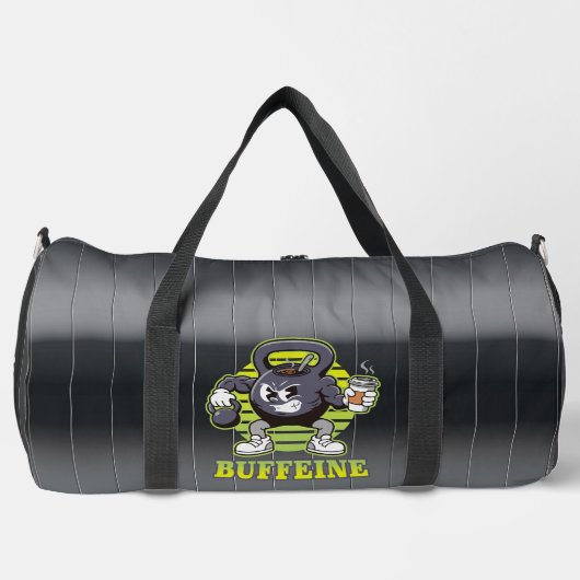 Buffeline Gym Kettlebell Character Duffel Bag ダッフルバッグ (正面)