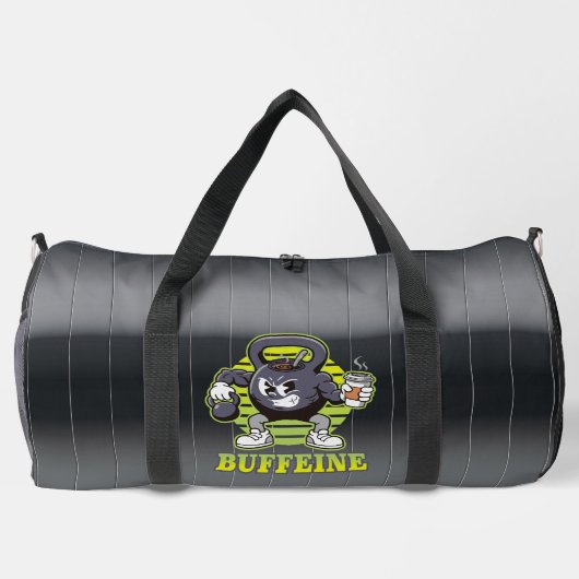 Buffeline Gym Kettlebell Character Duffel Bag ダッフルバッグ (裏面)