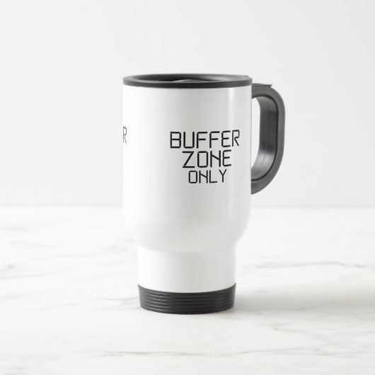 Buffer Zone Only Minimalist トラベルマグ (正面右)