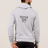 Buffer Zone Only Minimalist Full-Zip Hoodie パーカ (裏面)