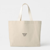 Buffer Zone Only Minimalist Jumbo Tote Bag ラージトートバッグ (裏面)
