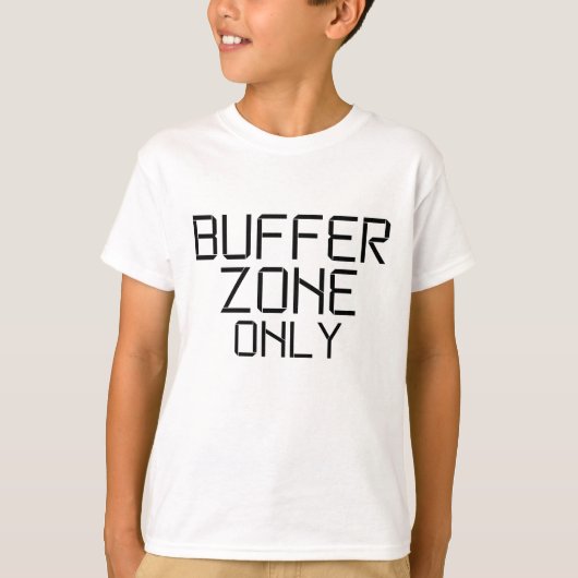 Buffer Zone Only Minimalist Kids' Tee Tシャツ (正面)