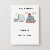 Buffering button 缶バッジ (正面)