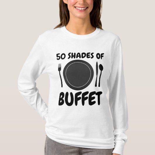 BUFFET恋人、グルメTシャツ Tシャツ (正面)