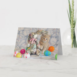 Buffington's Bunny - Cat / Kitten Easter Card シーズンカード