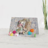 Buffington's Bunny - Cat / Kitten Easter Card シーズンカード (正面)
