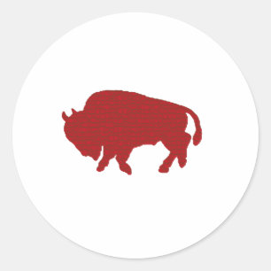 Bufflaoの赤 ラウンドシール