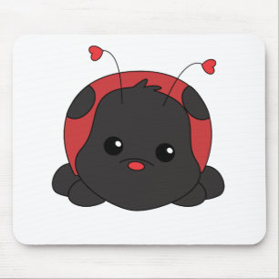 Bugかわいこちゃんの女性 マウスパッド