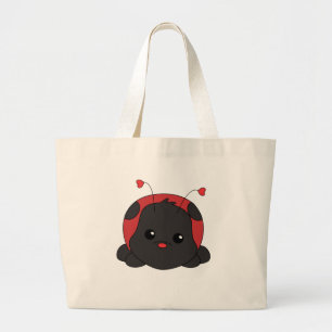 Bugかわいこちゃんの女性 ラージトートバッグ