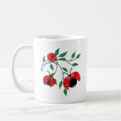 BugのBugs女性女性 コーヒーマグカップ (左)