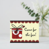 Bug女性バースデーパーティ招待状 招待状 (スタンド正面)