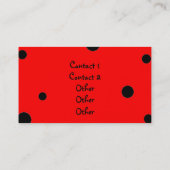 Bug女性名刺 名刺 (裏面)