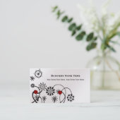 Bug女性名刺 名刺 (スタンド正面)