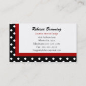 Bug女性名刺 名刺 (裏面)