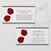 Bug女性名刺 名刺 (正面/裏面)