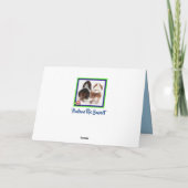 Bug & Basset On & おもしろい Cute Birthday Card カード (裏面)