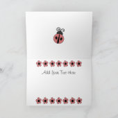 Bug Birthday女性 カード (内部)