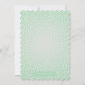 Bug Birthday Invitation女性 招待状 (裏面)