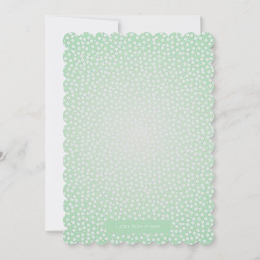 Bug Birthday Invitation女性 招待状 (裏面)